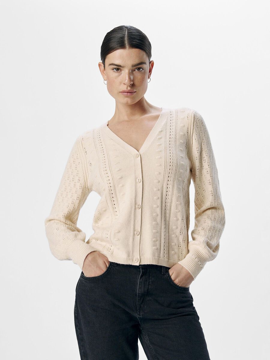 OBJECT KNITTED CARDIGAN, Sandshell, highres - 23045867_Sandshell_1161881_003.jpg