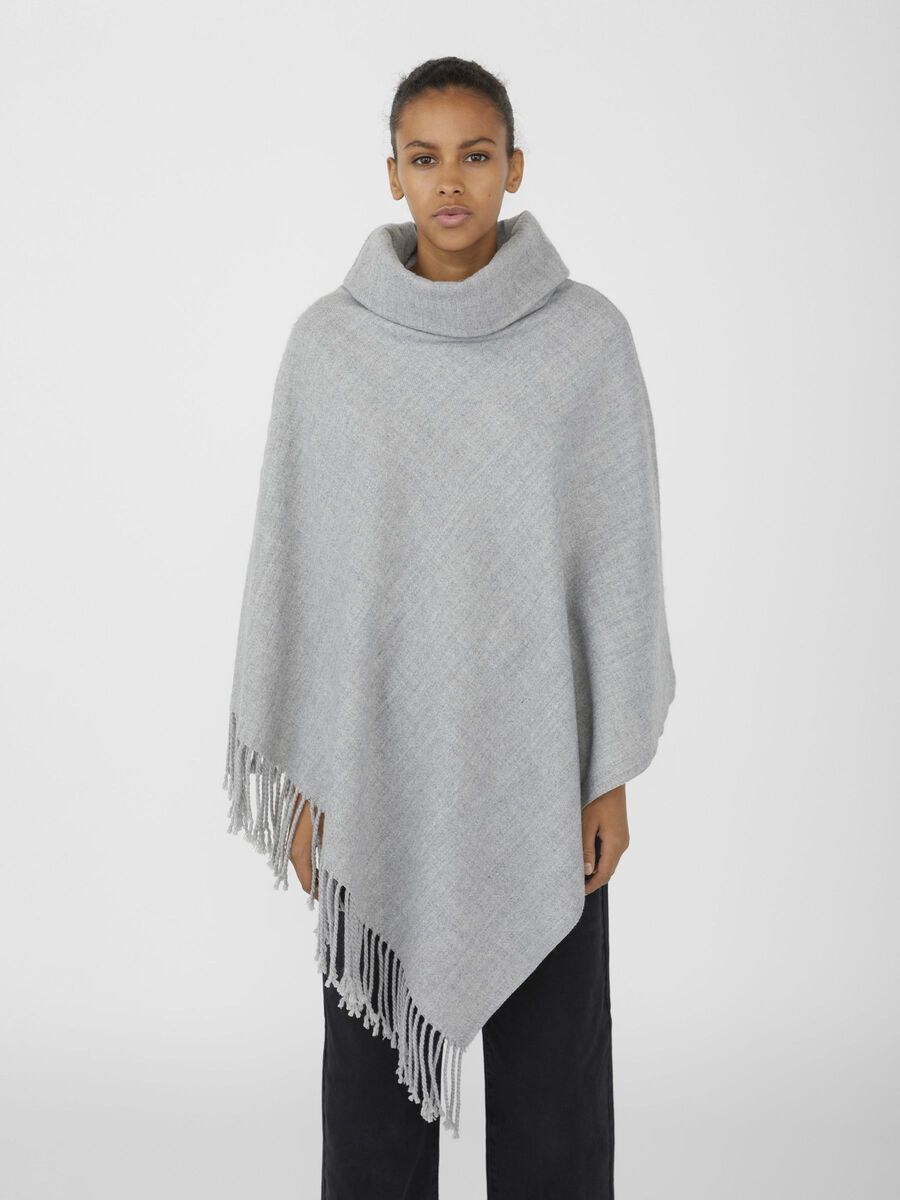 OBJECT YLLESYDD PONCHO, Light Grey Melange, highres - 23030079_LightGreyMelange_003.jpg