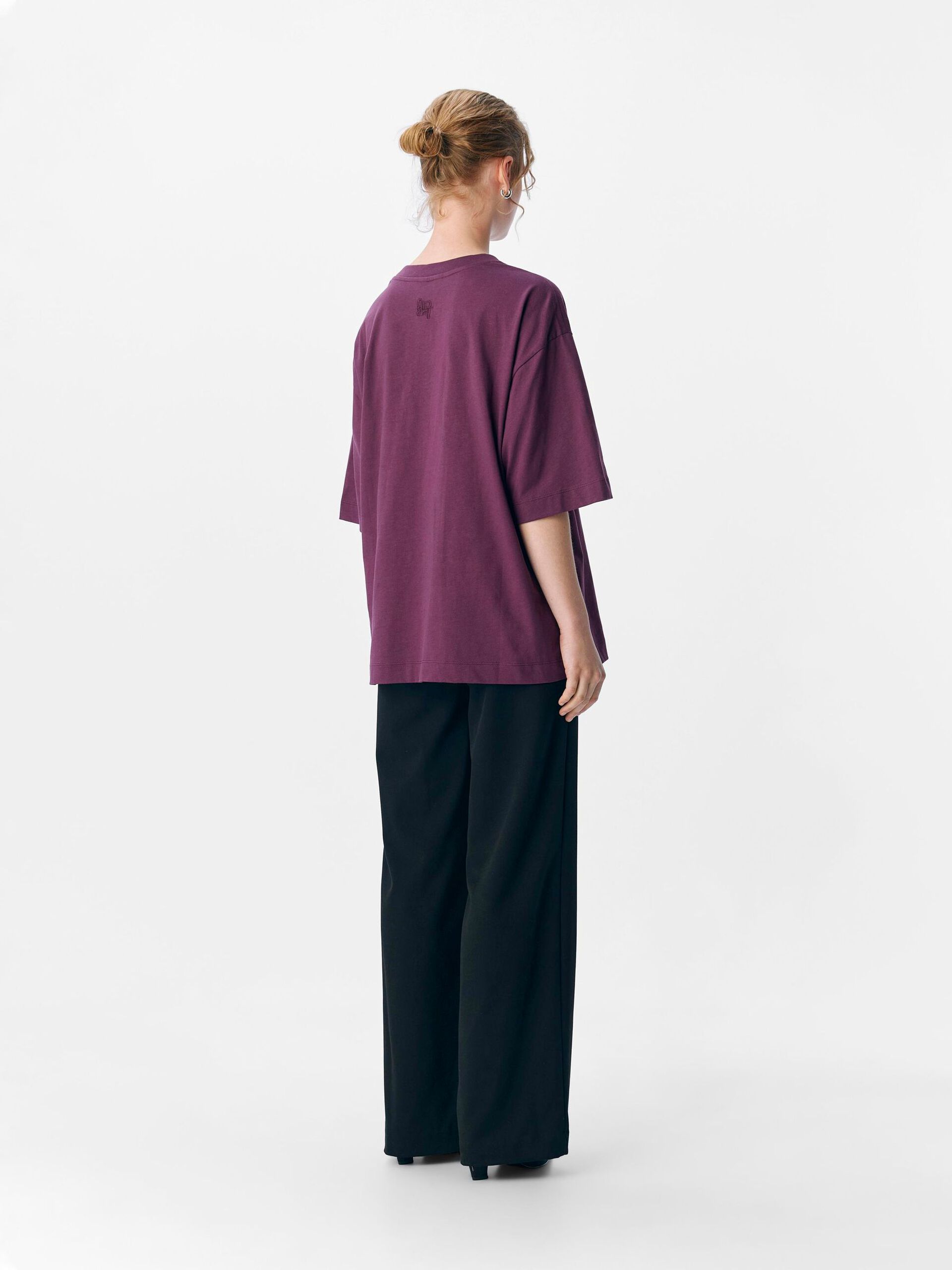 Carousel image - PRINT T-SHIRT, Mauve Wine | 3