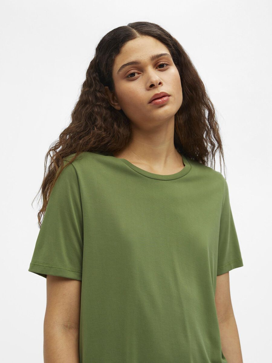 Carousel image - OBJANNIE T-SHIRT, Vineyard Green | 5