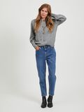 OBJECT BALLONÄRMEL STRICKJACKE, Medium Grey Melange, highres - 23033262_MediumGreyMelange_005.jpg