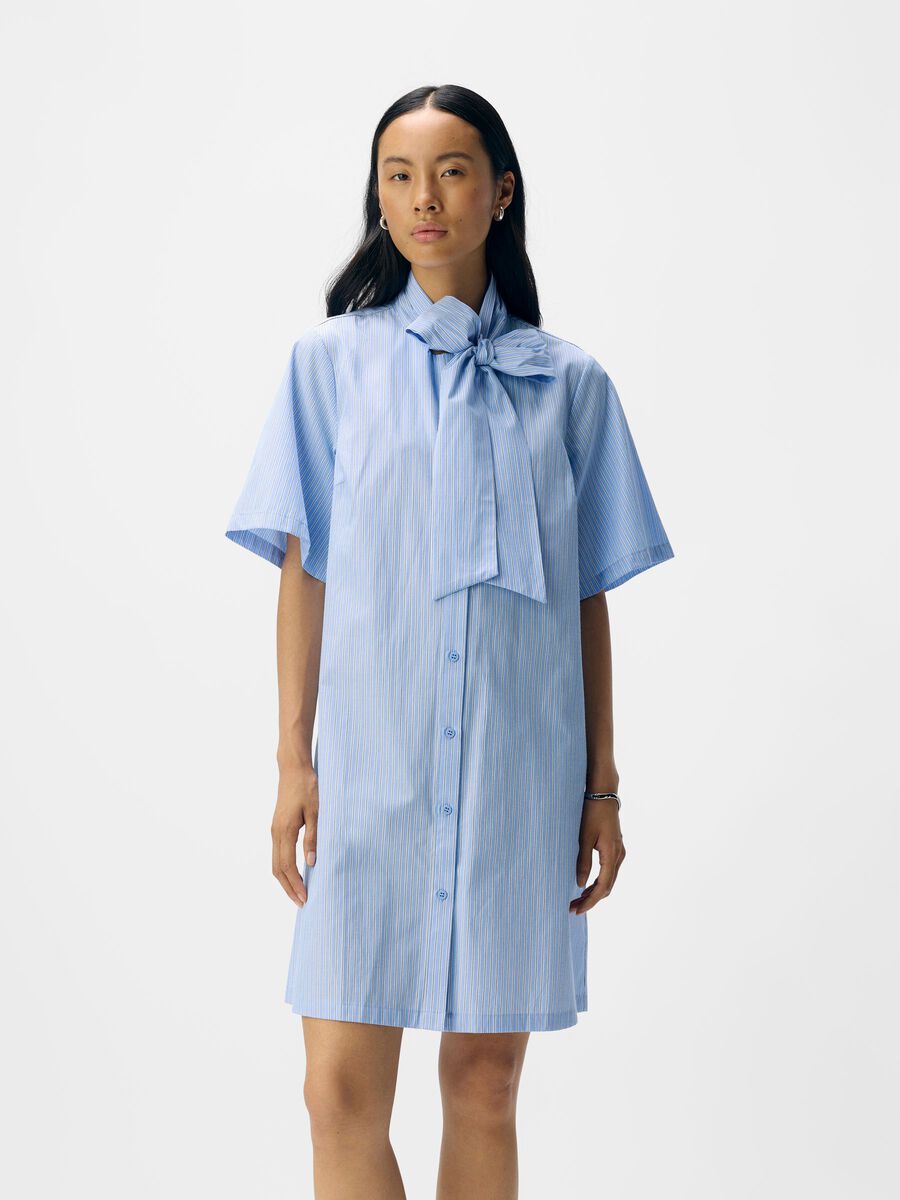 OBJECT STRIPED SHIRT DRESS, Cornflower Blue, highres - 23048943_CornflowerBlue_1270149_003.jpg