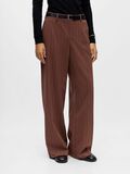 Product image thumbnail - OBJLISA PANTALON À JAMBE AMPLE, Cocoa Brown | 2