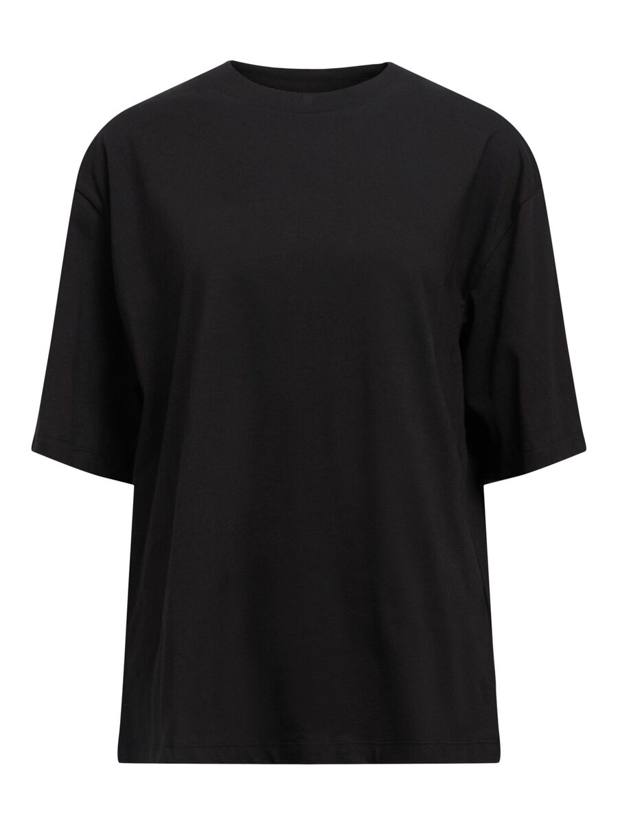OBJECT OVERSIZED T-SKJORTE, Black, highres - 23043497_Black_001.jpg