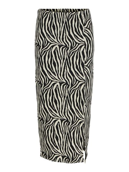 Object Collectors Item PRINTED MIDI SKIRT, Black, highres - 23043329_Black_1078474_001.jpg