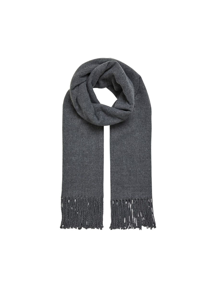 OBJECT WOOL SCARF, Dark Grey Melange, highres - 23027876_DarkGreyMelange_001.jpg