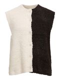 Product image thumbnail - KNITTED VEST, White Sand | 1