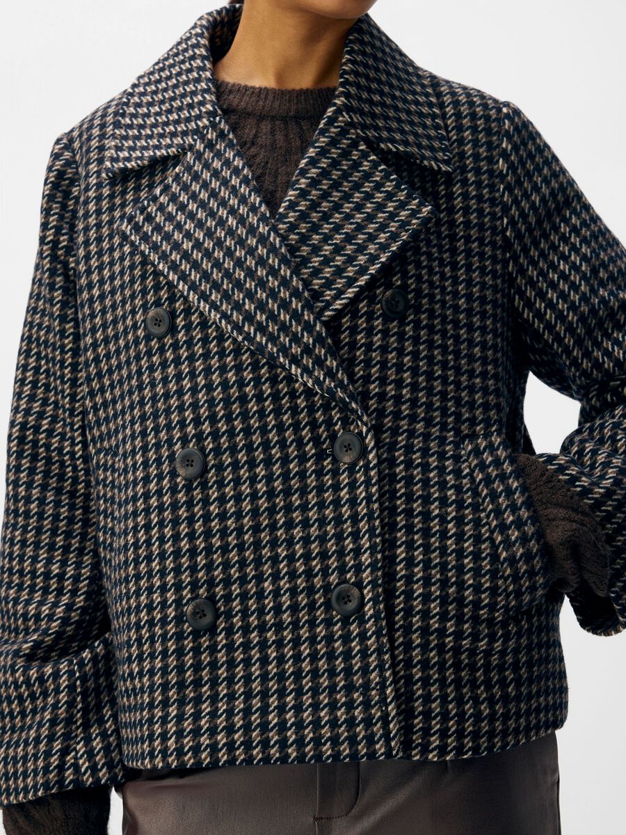 Product carousel image - OBJKEILY KURZE JACKE, Black | 3