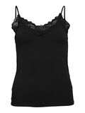 Object Collectors Item LACE SLEEVELESS TOP, Black, highres - 23031016_Black_001.jpg