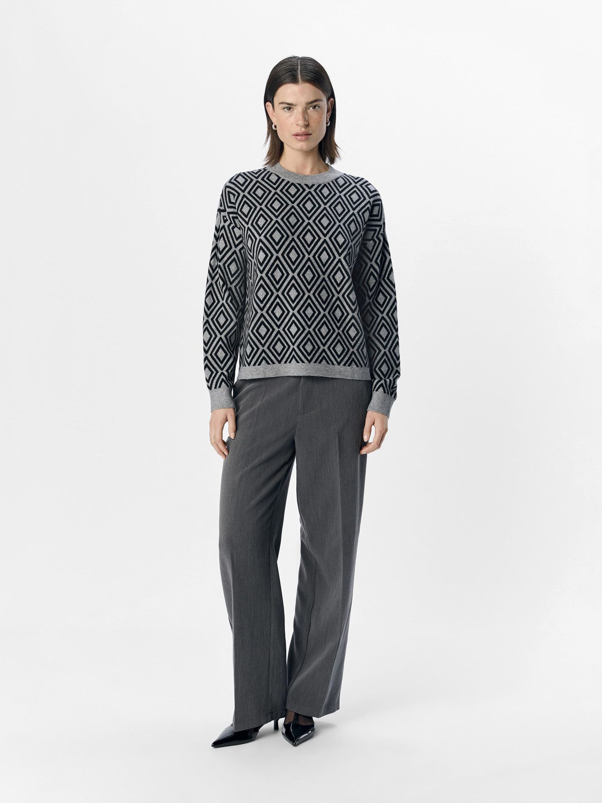 Carousel image - PULLOVER, Medium Grey Melange | 4