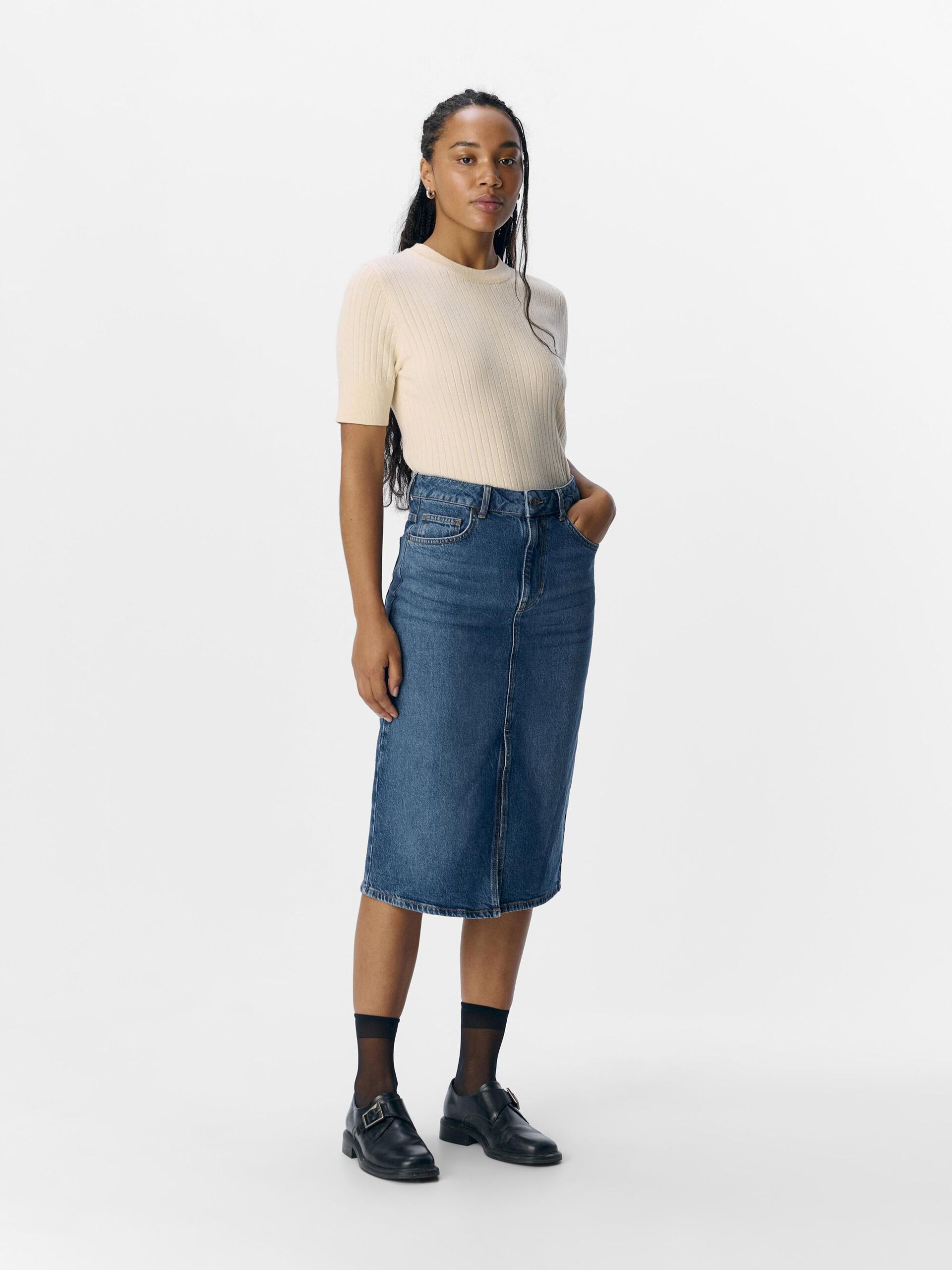 Carousel image - OBJNOELLE TOP EN MAILLE, Sandshell | 4
