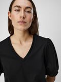 OBJECT V-NECK T-SHIRT, Black, highres - 23041624_Black_007.jpg