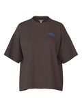 Product image thumbnail - LOOSE FIT T-SHIRT, Seal Brown | 1