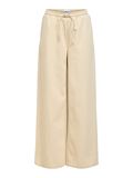 Product image thumbnail - WIDE-LEG DRAWSTRING TROUSERS, Birch | 1