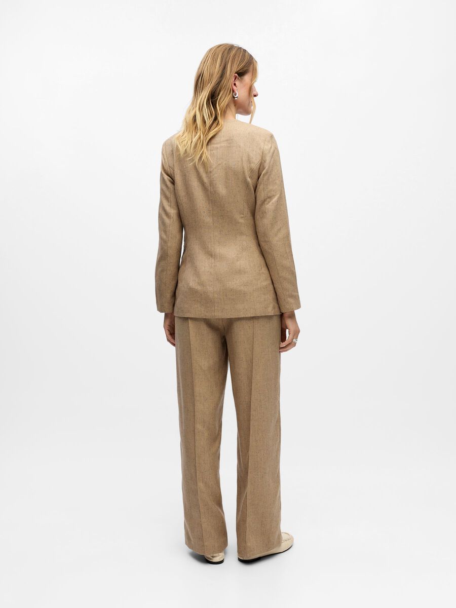 Product carousel image - DOBBELTRADET BLAZER, Tannin | 2