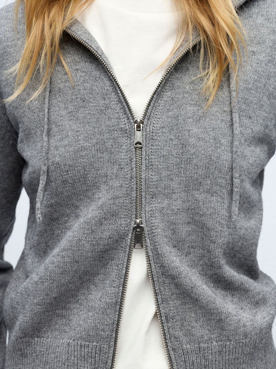 Product carousel image - CASUAL HOODIE, Medium Grey Melange | 3