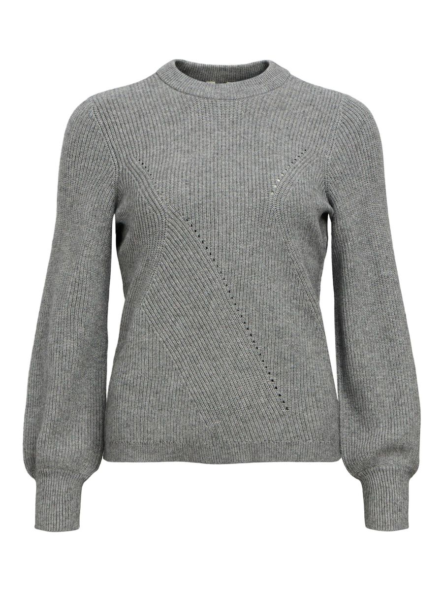 OBJECT PULLOVER, Medium Grey Melange, highres - 23044621_MediumGreyMelange_001.jpg