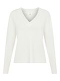 Object Collectors Item V-NECK KNITTED PULLOVER, Gardenia, highres - 23034459_Gardenia_001.jpg