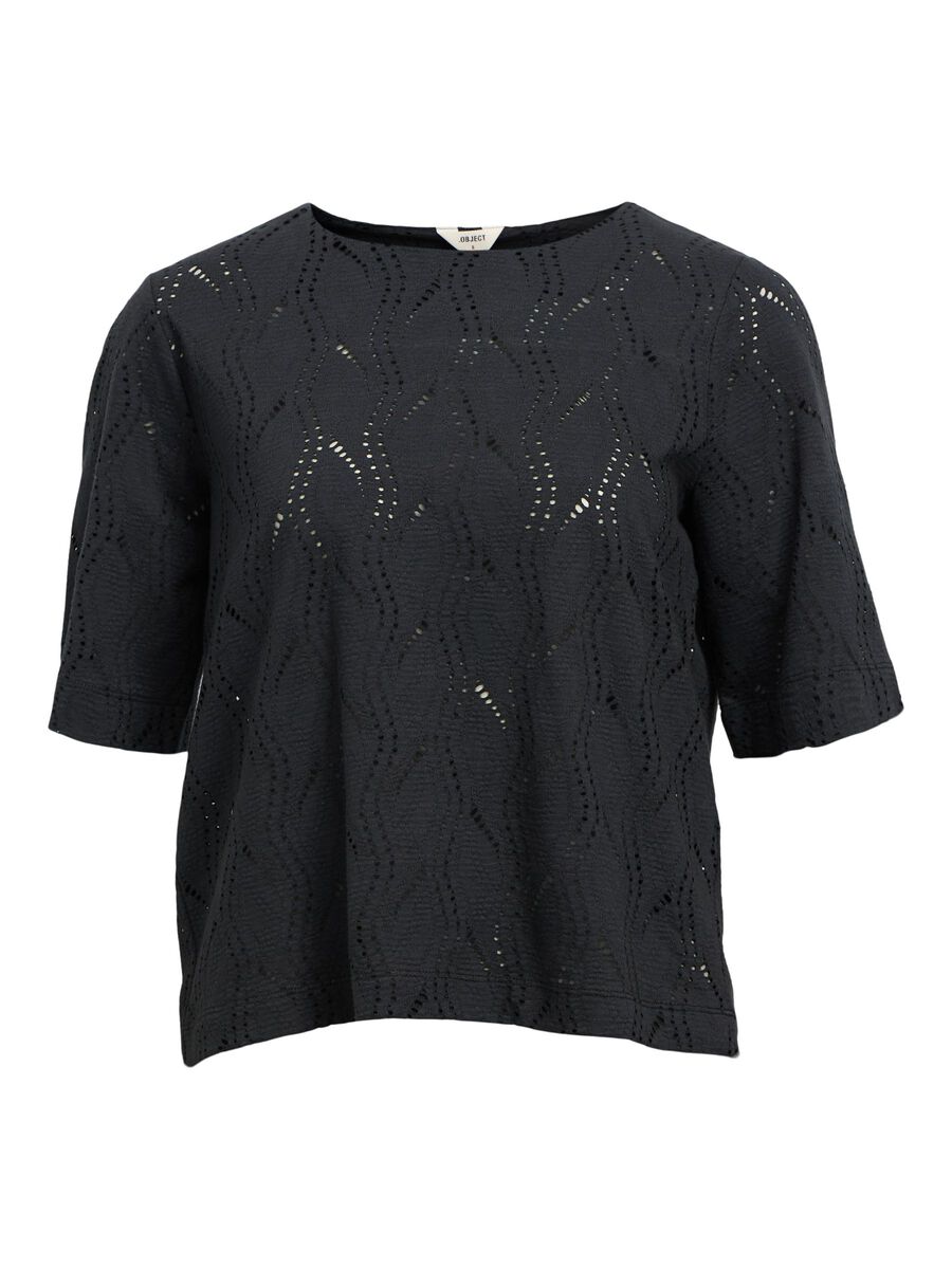 OBJECT GEDETAILLEERD TOP, Black, highres - 23045695_Black_001.jpg