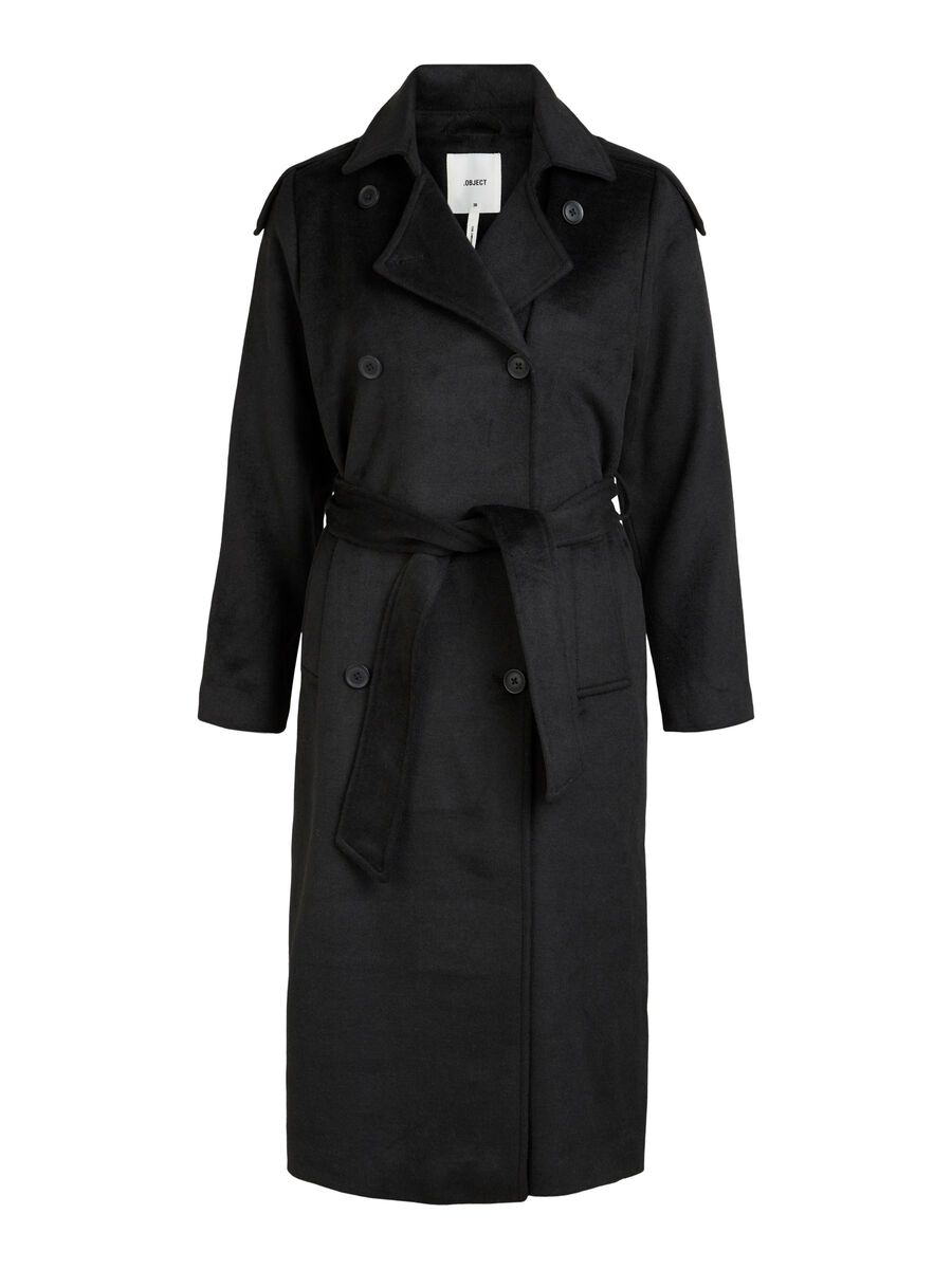 Object Collectors Item WOOL COAT, Black, highres - 23030024_Black_001.jpg