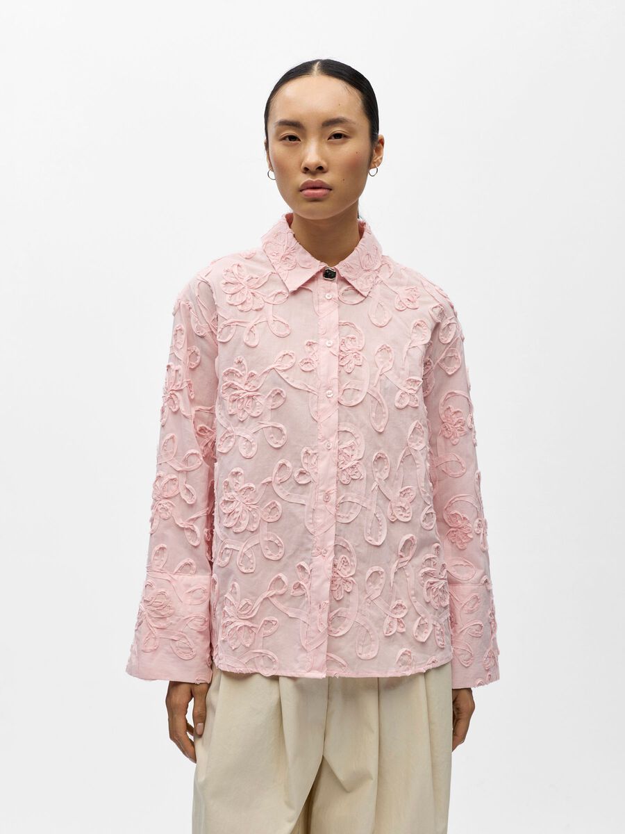 Product carousel image - BRODYRPRYDD SKJORTA, Pale Lilac | 1