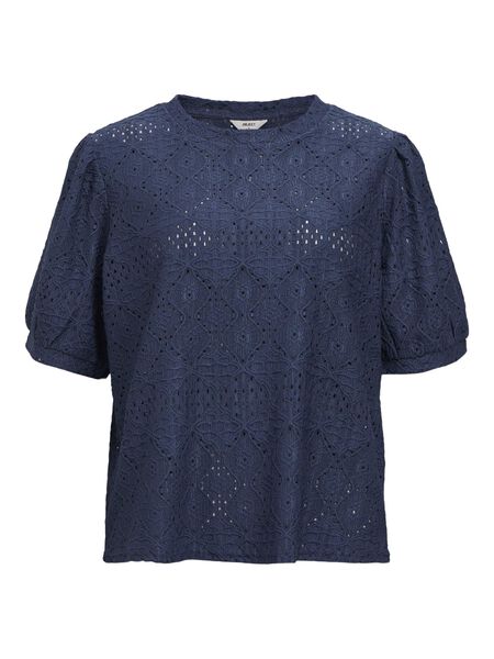Navy Puff Short Sleeve Knit, WHISTLES