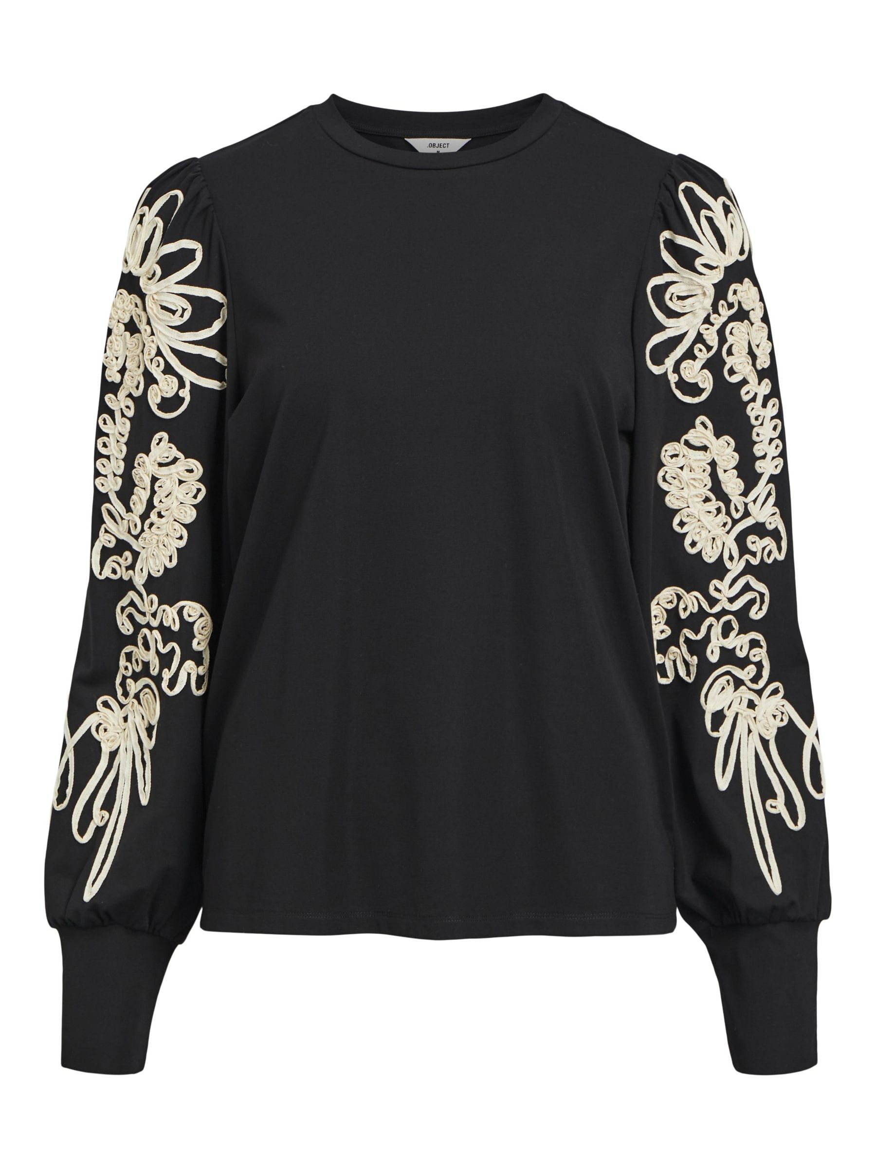 LONG SLEEVE TOP | Black | .OBJECT CI Germany