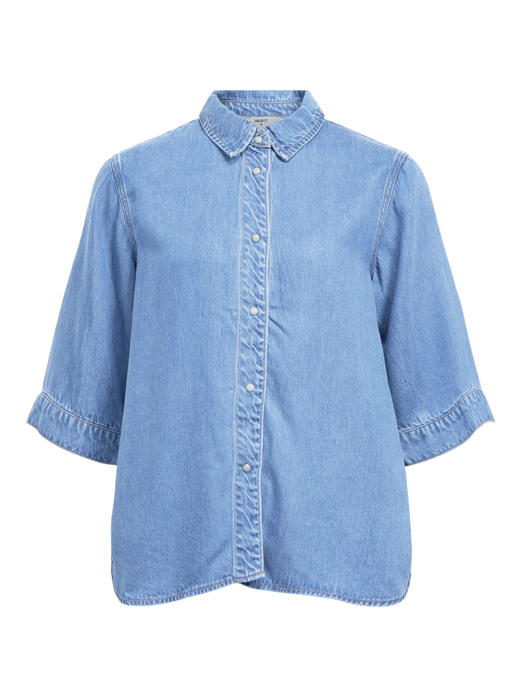Chemise De Pêche Magellan Aster Femme Manches Courtes - Bleu Aster - Taille XS - NEUVE