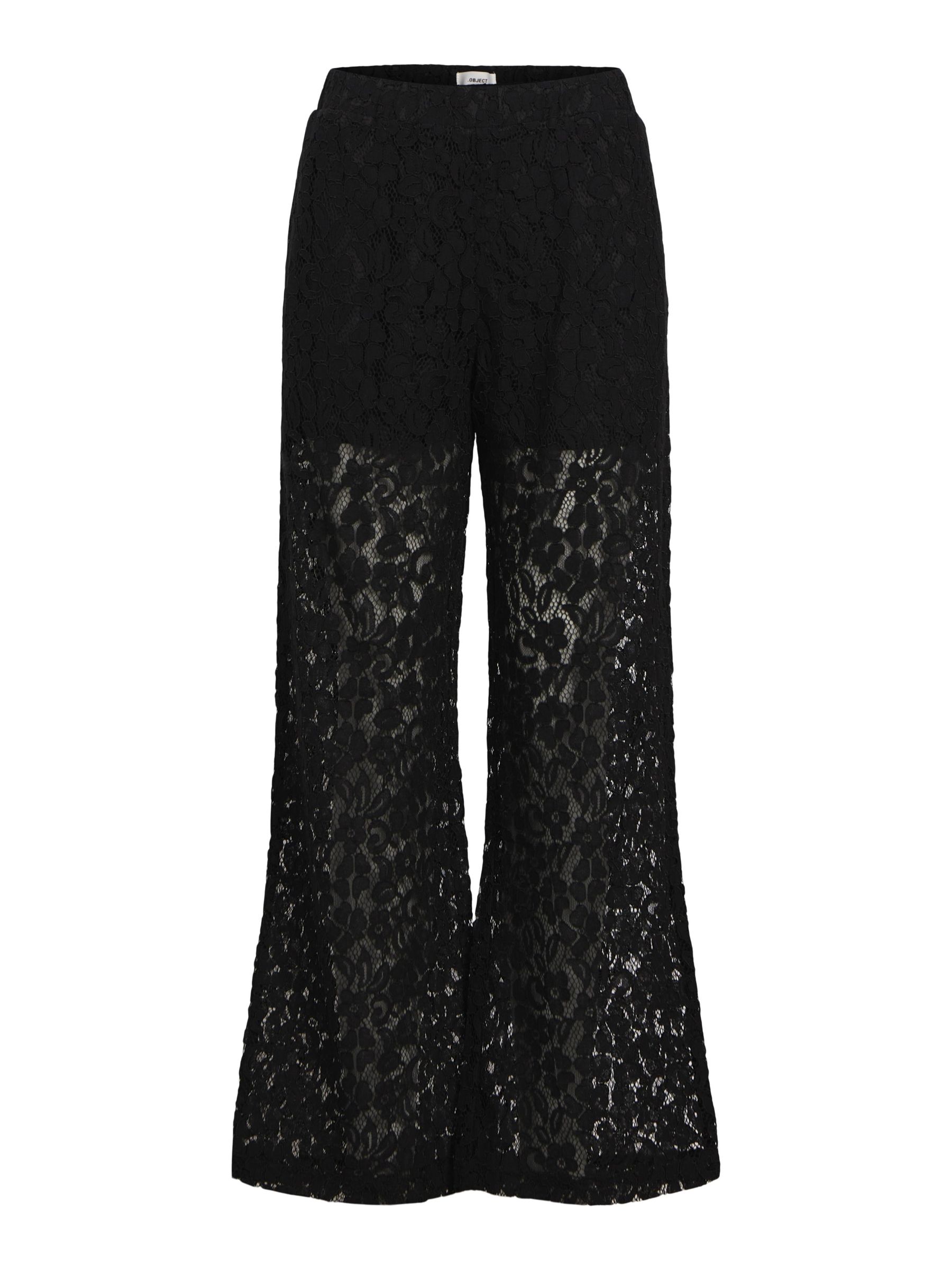 DENTELLE PANTALON Noir .OBJECT CI France
