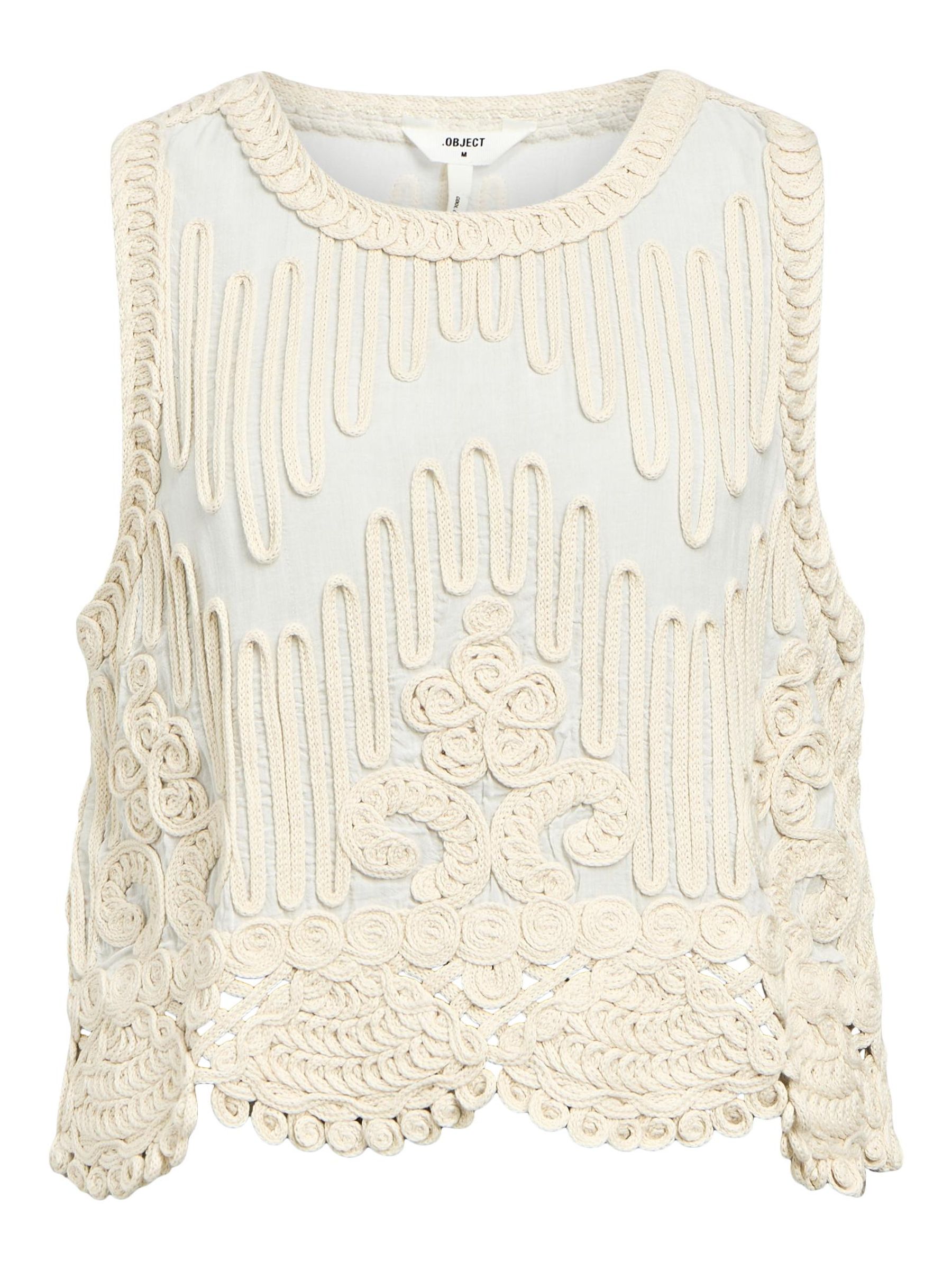 【新品未使用】Organdy Embroider Tops 新品未使用】Organdy Embroider Tops