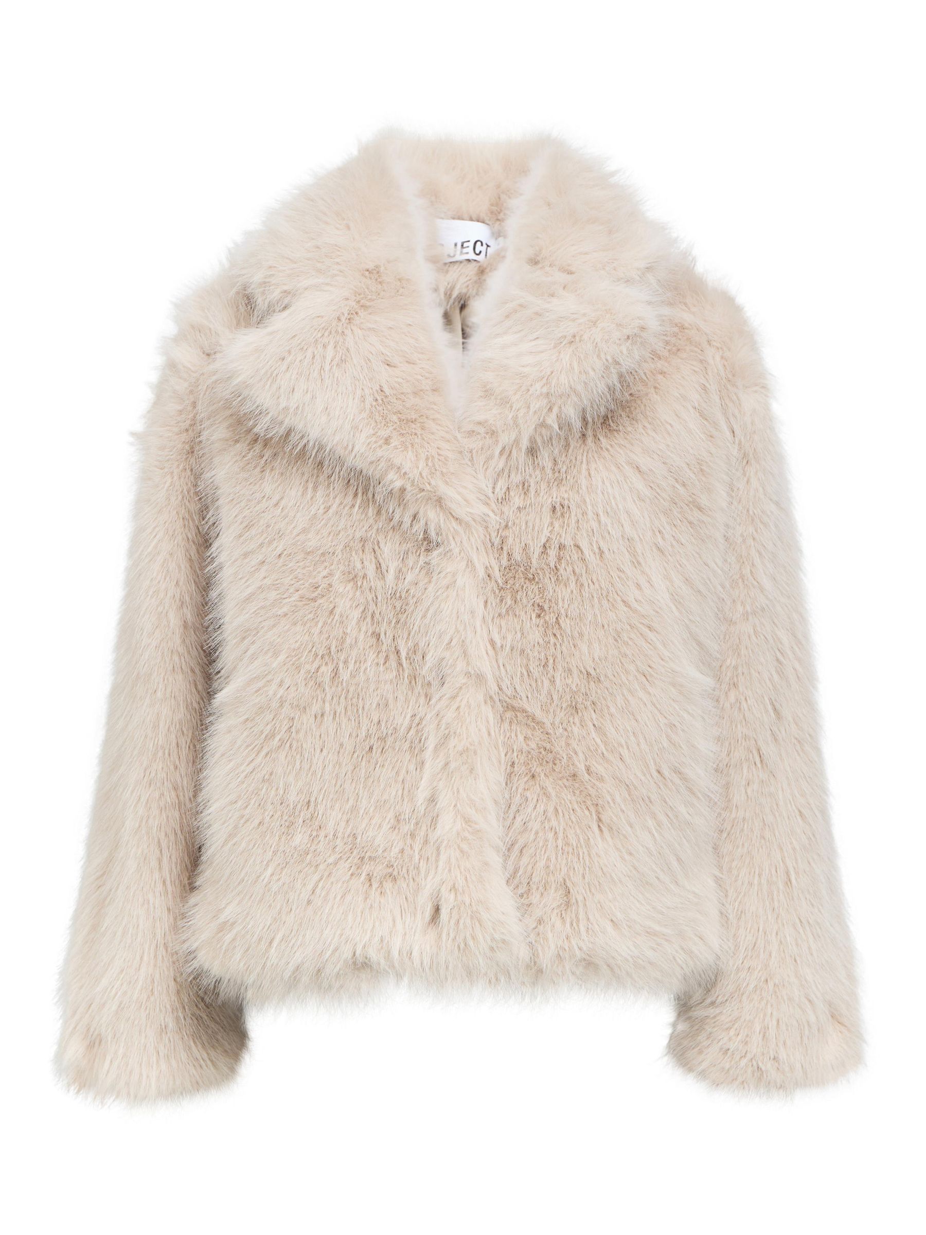 【CLANE】NO COLLAR VOLUME ECO FUR COAT NO COLLAR VOLUME ECO FUR COAT