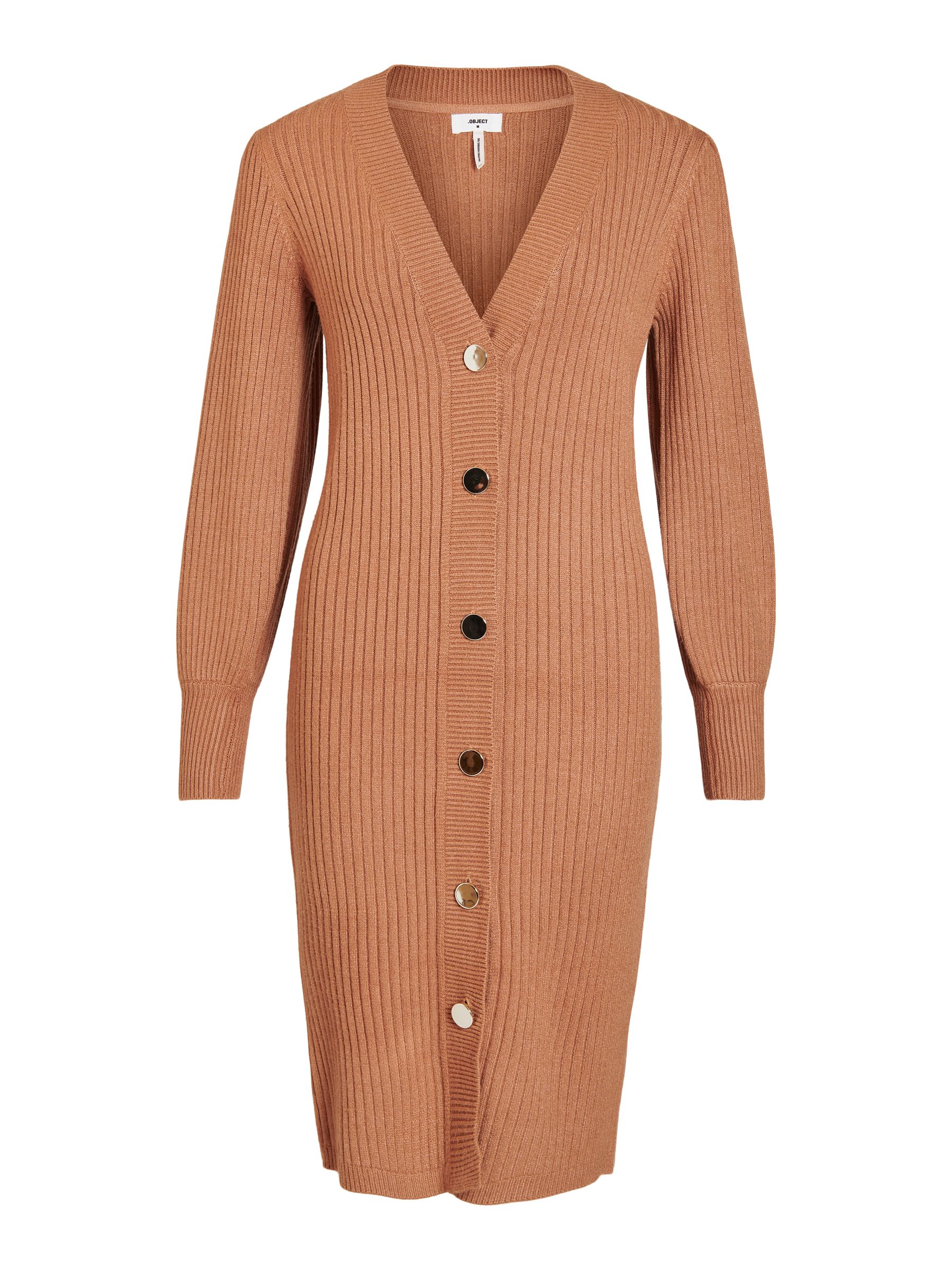 midi dress with long cardigan