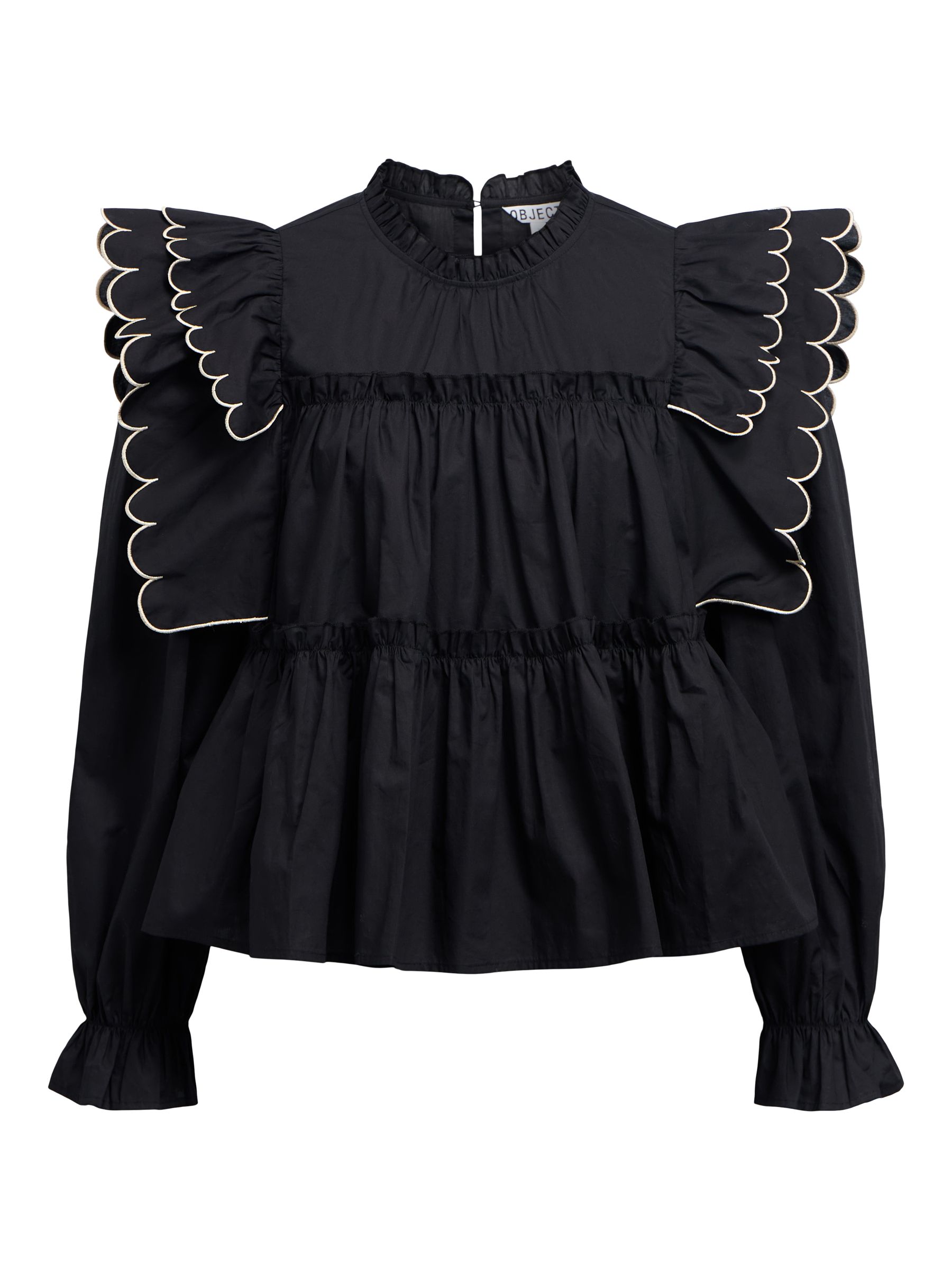 OBJHOPE LONG SLEEVED TOP | Black | .OBJECT CI UK