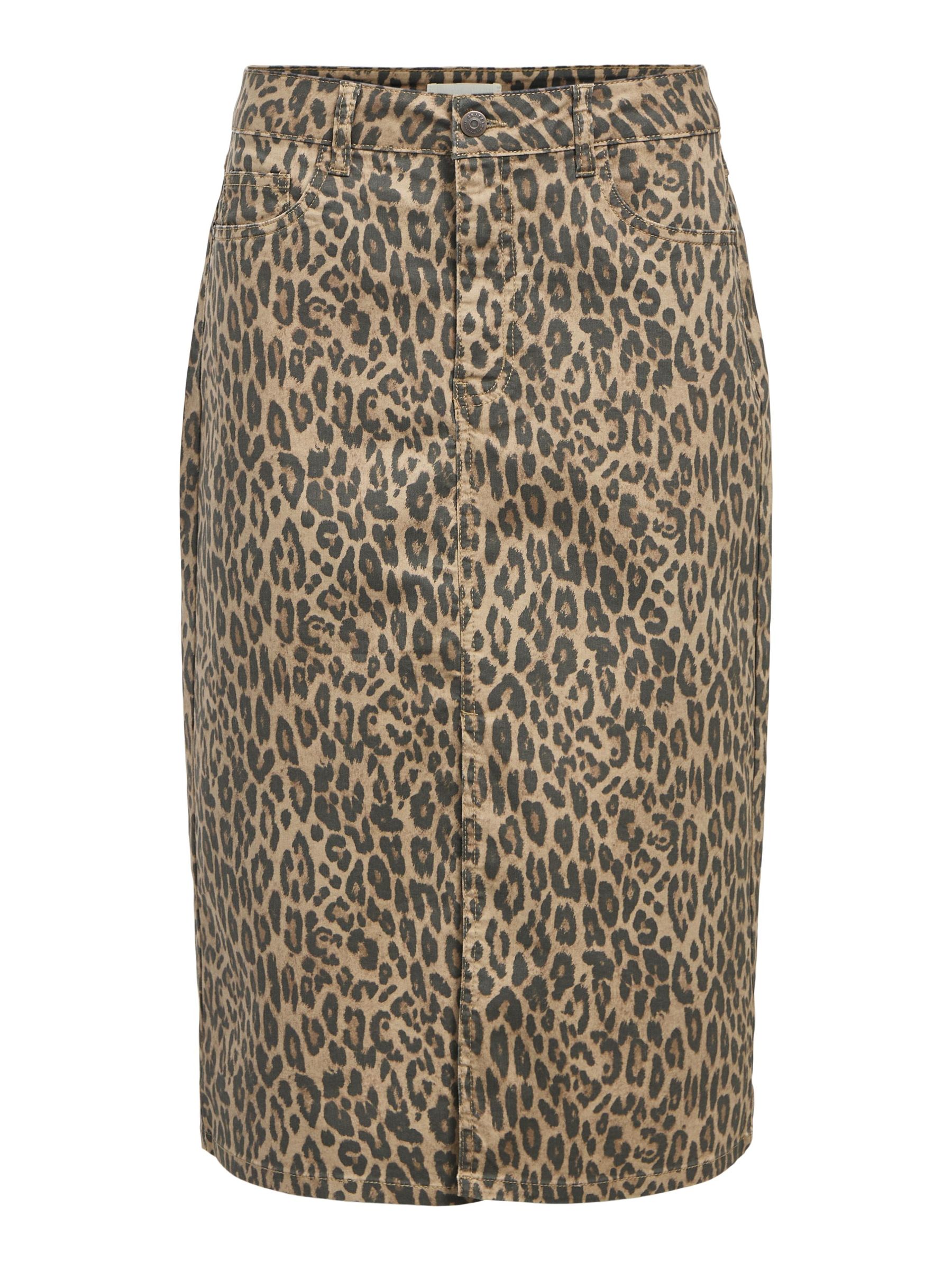 Leopard print skirt just jeans store