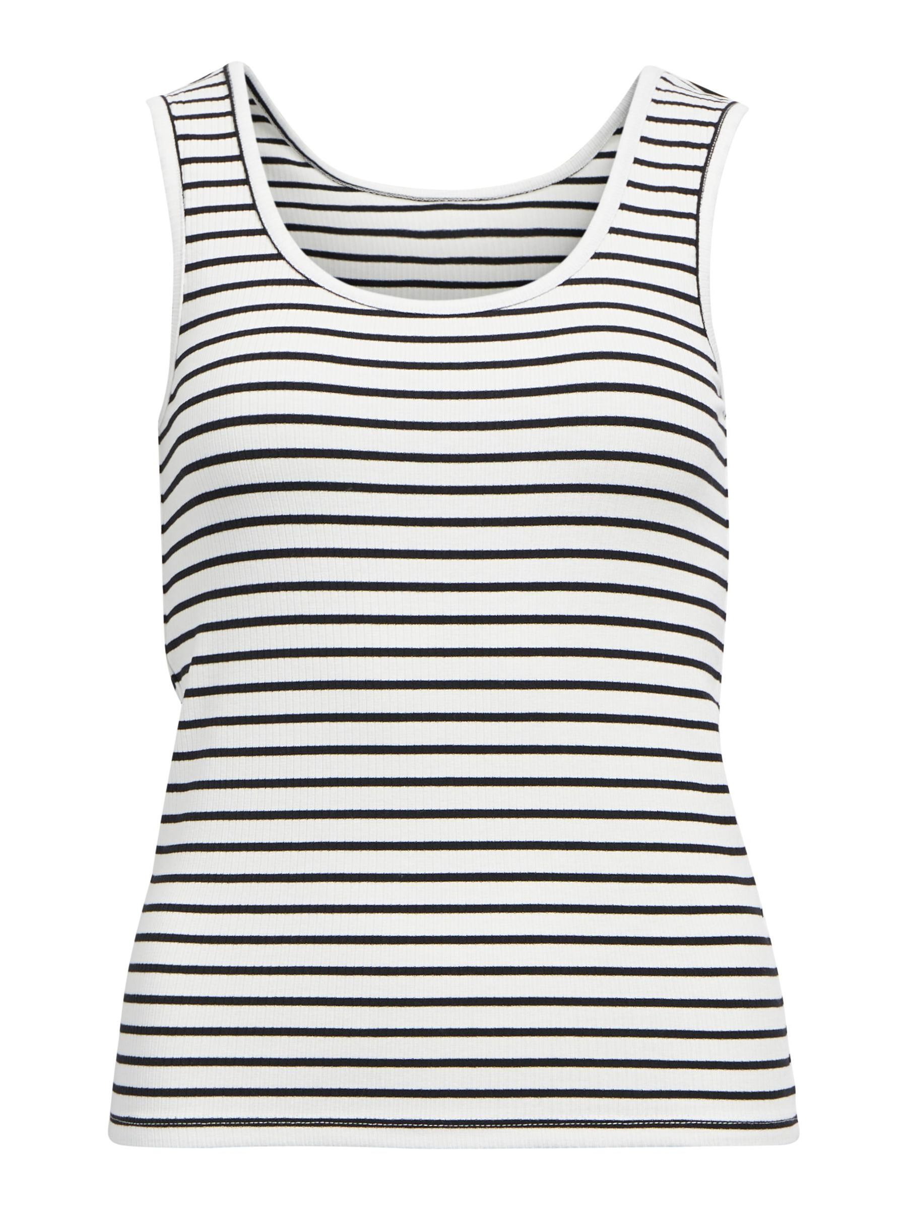 STRIPED TANK TOP | White | .OBJECT CI Austria