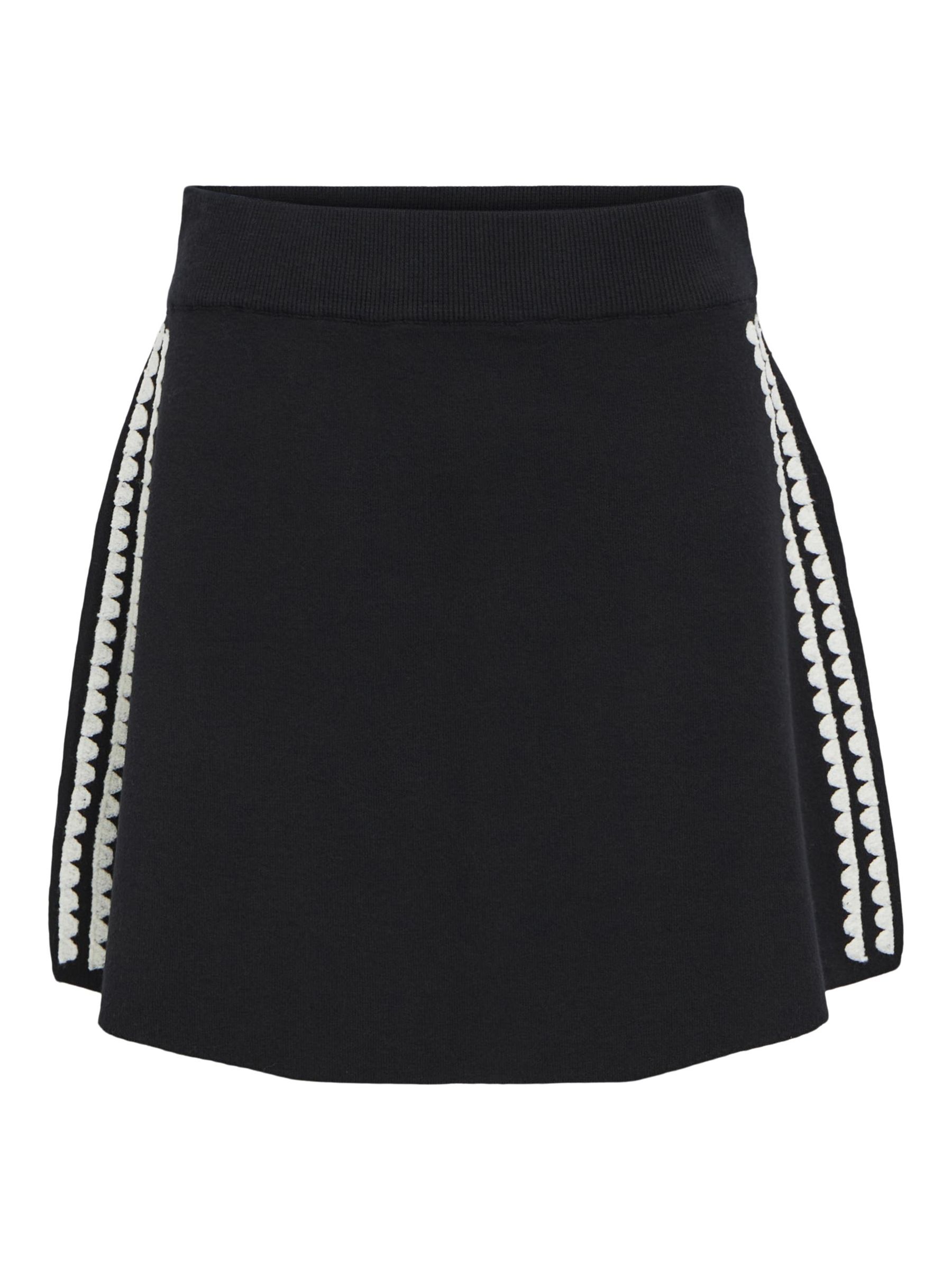 KNITTED MINI SKIRT | Black | .OBJECT CI UK
