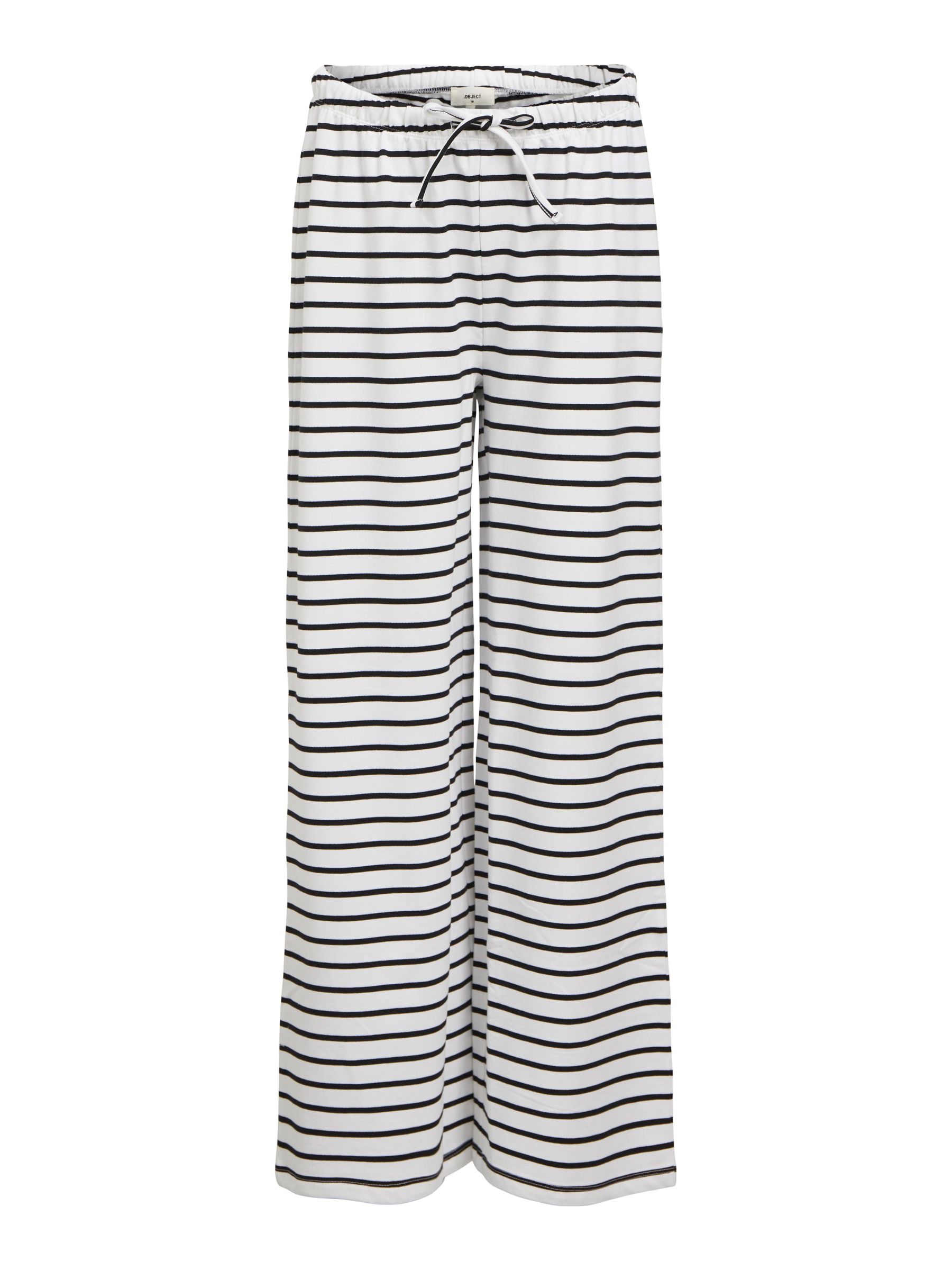 STRIPED TROUSERS Black .OBJECT CI UK