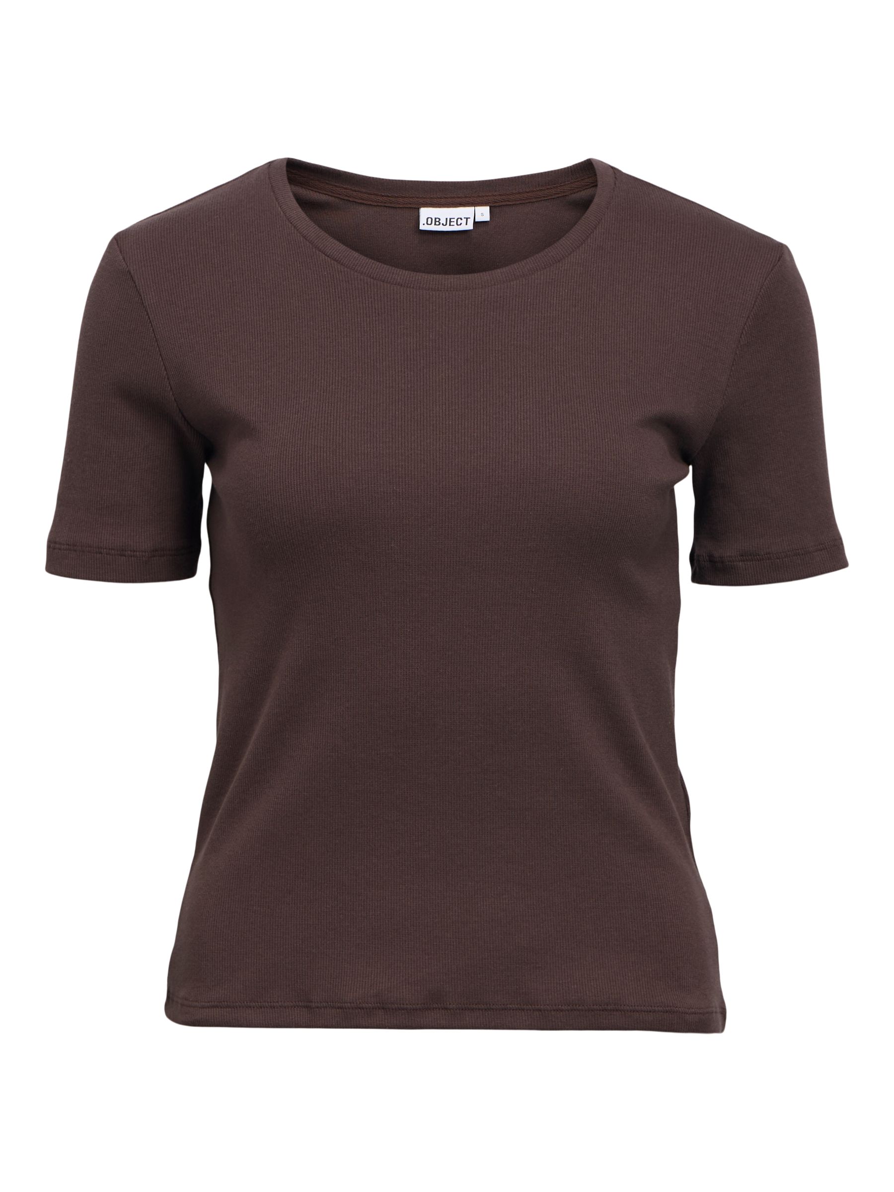 BASIC T-SHIRT | Brown | .OBJECT CI Austria