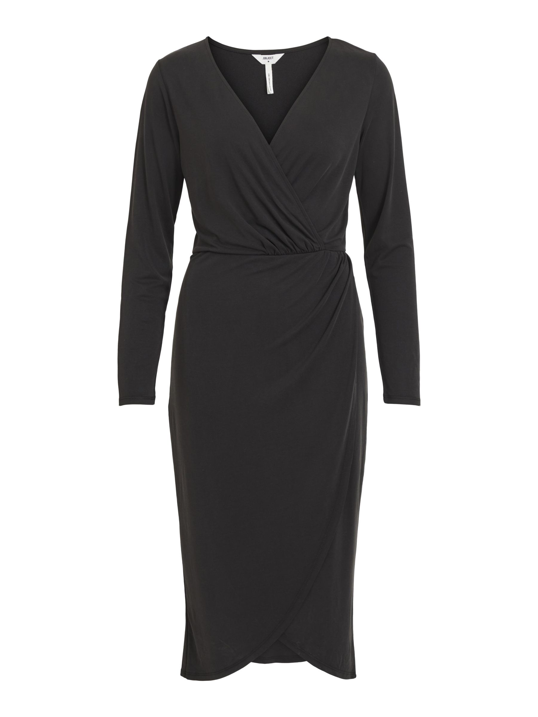 wrap effect dress