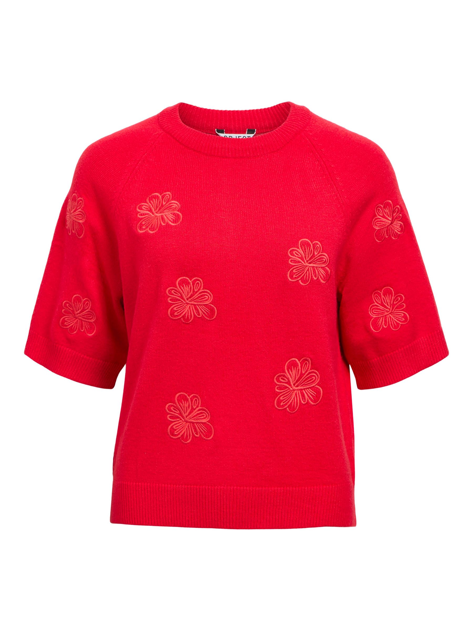SHORT SLEEVED PULLOVER | Red | .OBJECT CI Germany