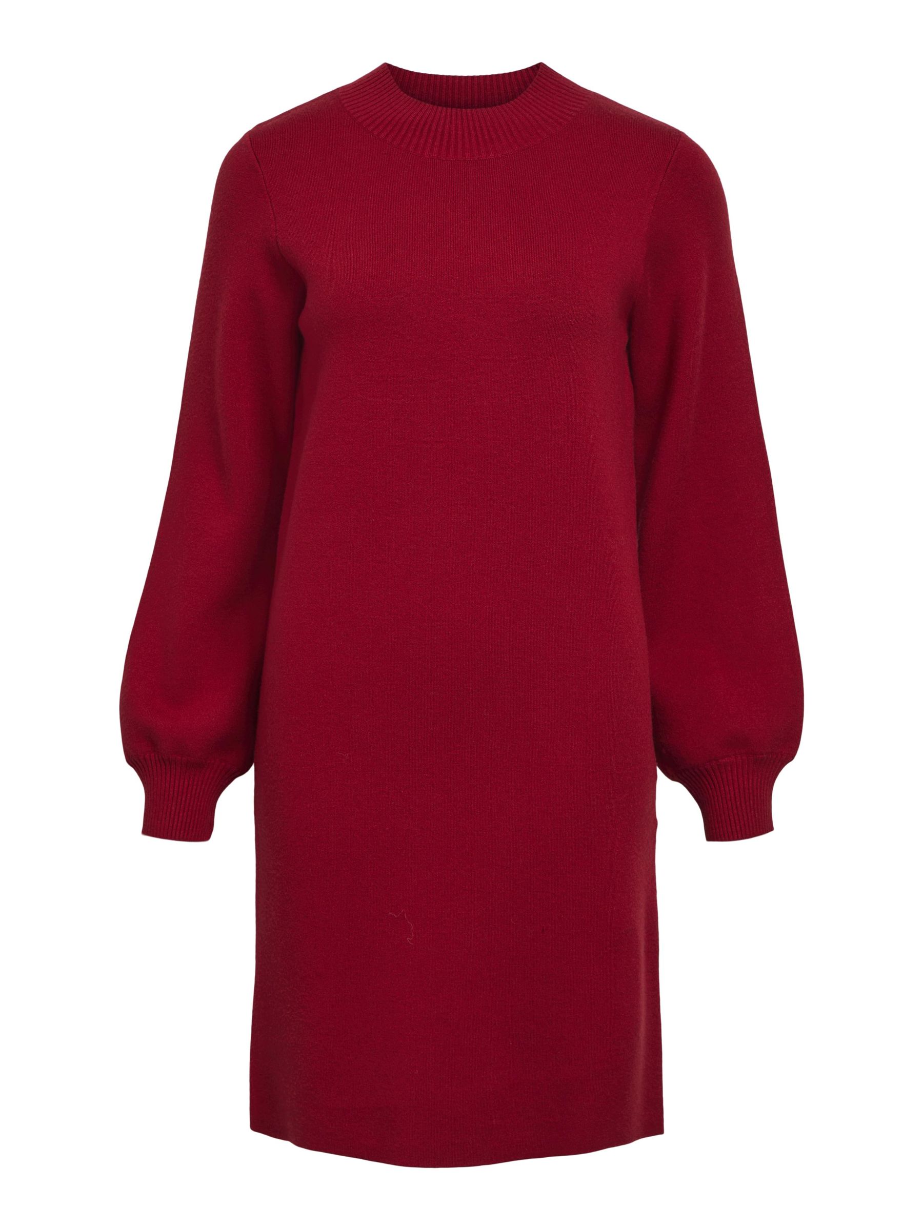 LONG SLEEVED KNITTED DRESS Red CI Germany
