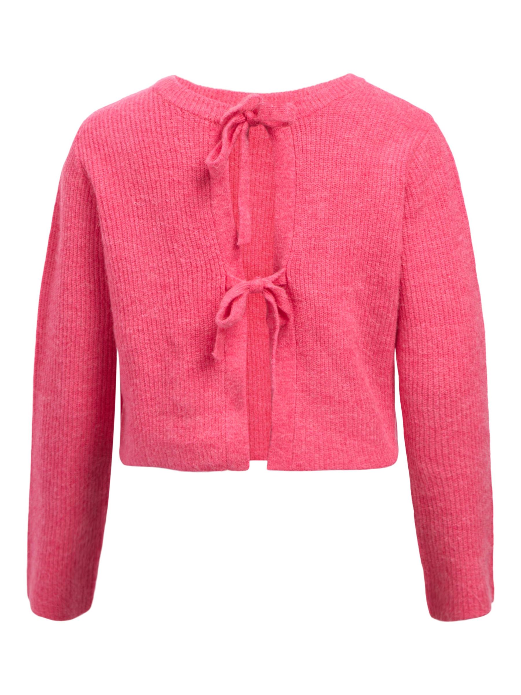 CROPPED REVERSIBLE CARDIGAN Pink .OBJECT CI Ireland