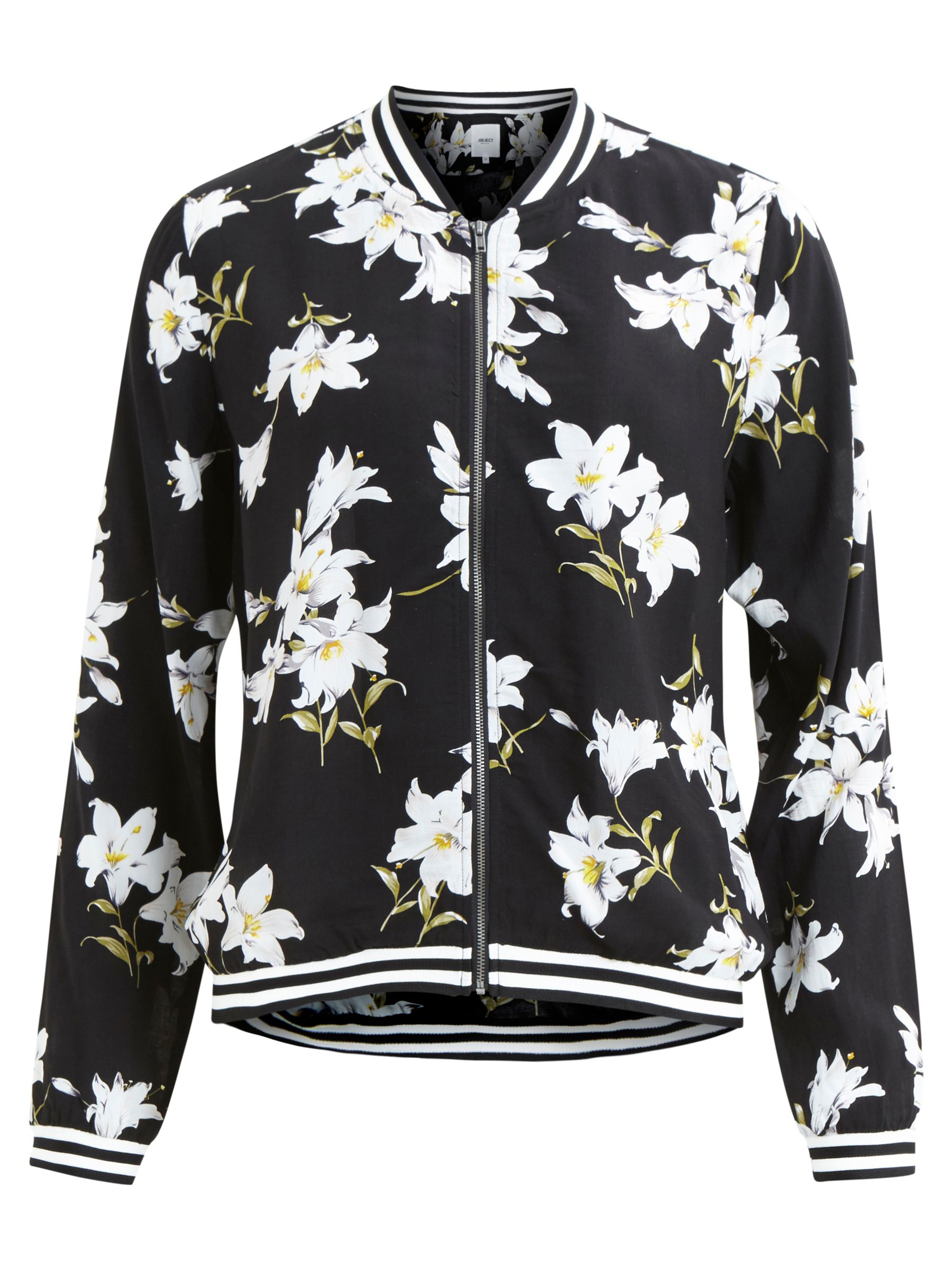 patterned bomber jacket