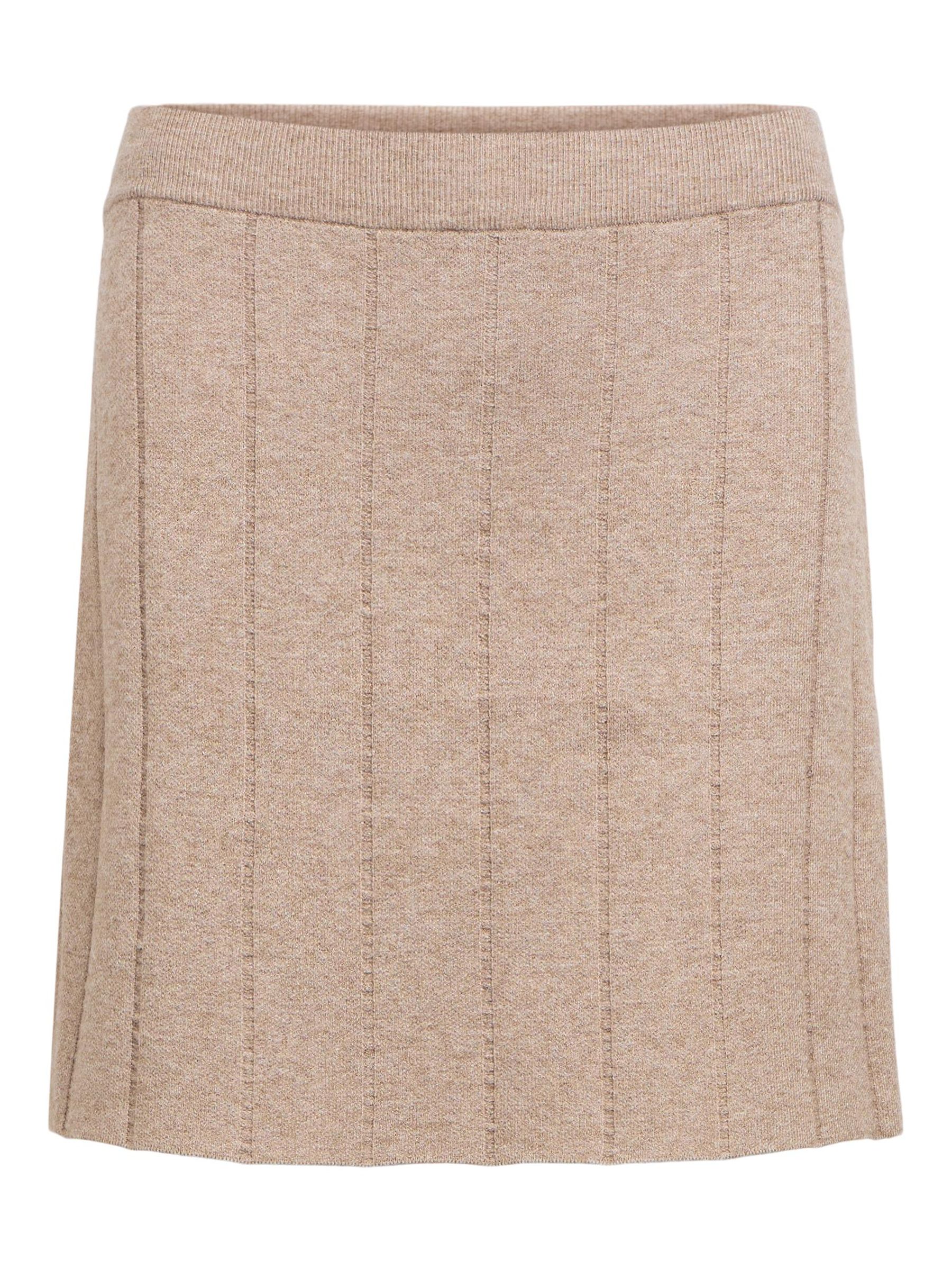 KNITTED MINI SKIRT | Brown | .OBJECT CI Germany