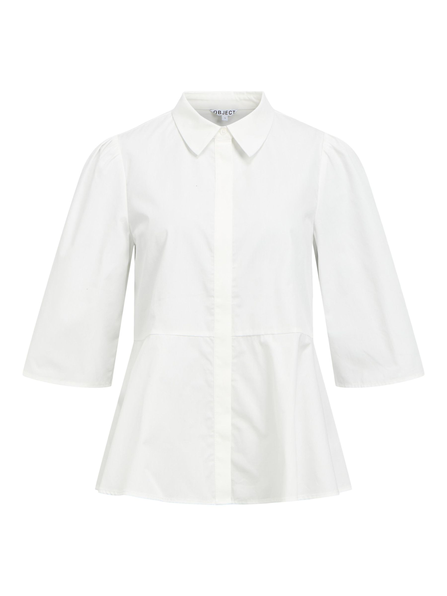 PEPLUM SHIRT | White | .OBJECT CI Germany