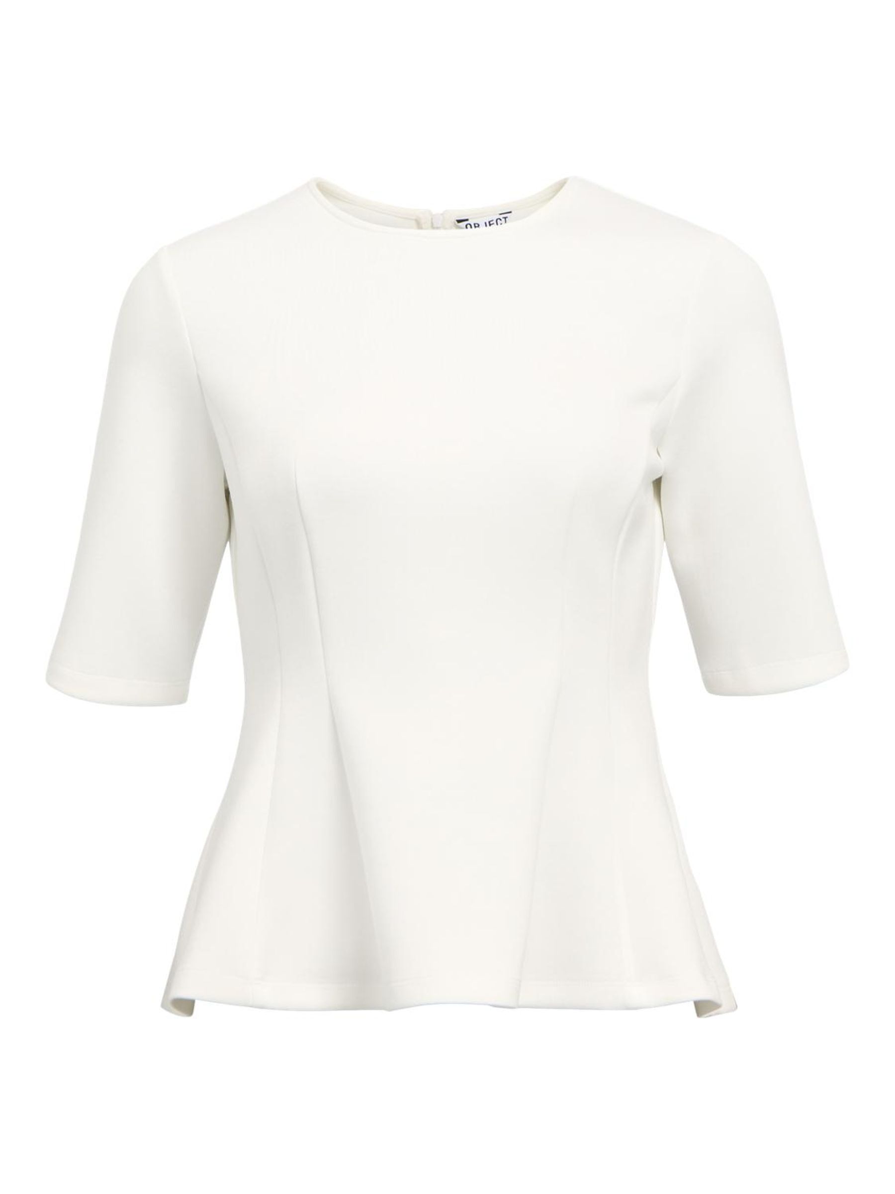 トップス L'AUBE BLANC Balloon peplum Tops Balloon peplum Knit tops – L'AUBE BLANC