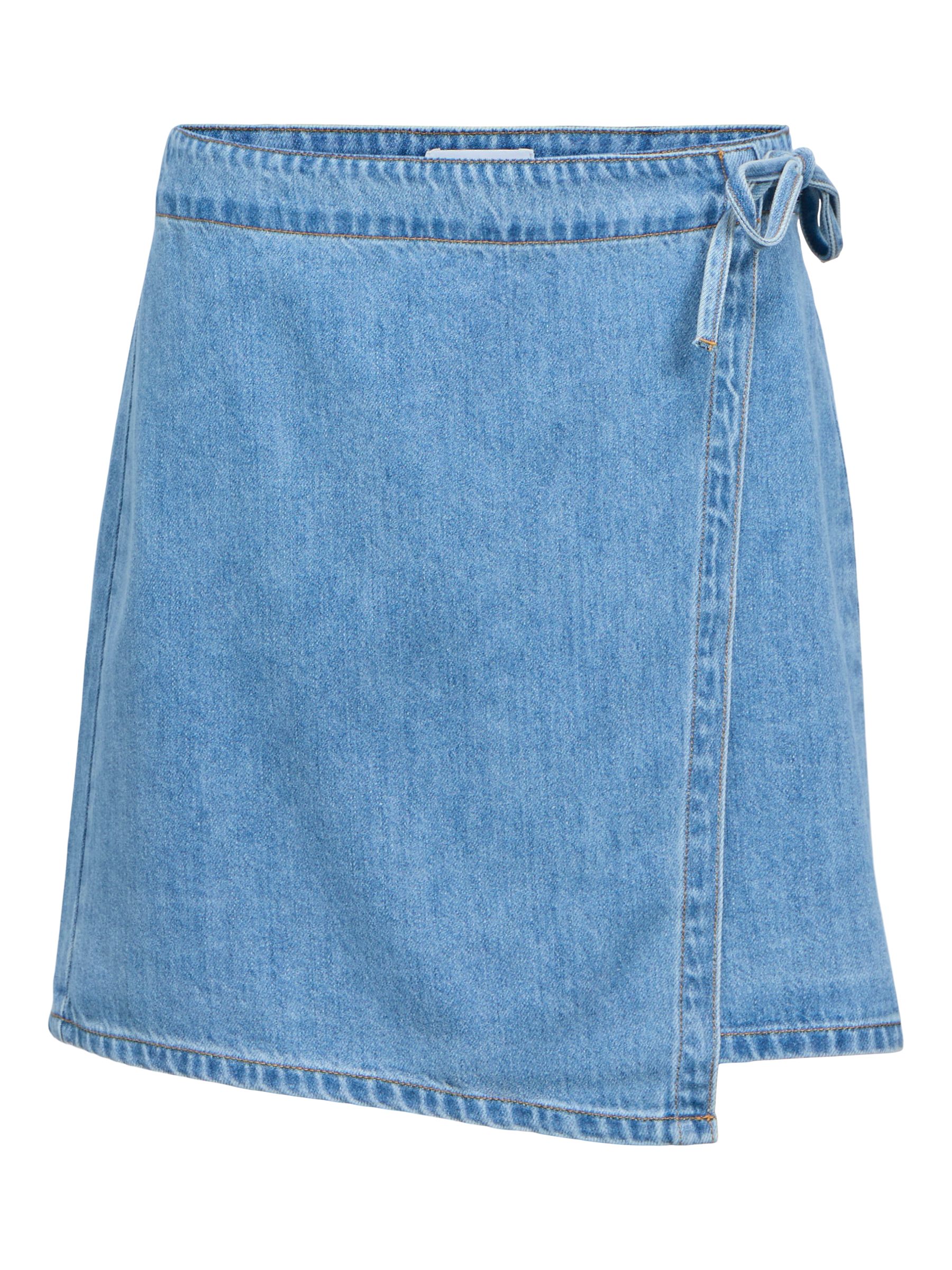 【新品タグ付】papier Denim enfant wrapped skirt DENIM WRAP SKIRT | Blue | .OBJECT CI Italy