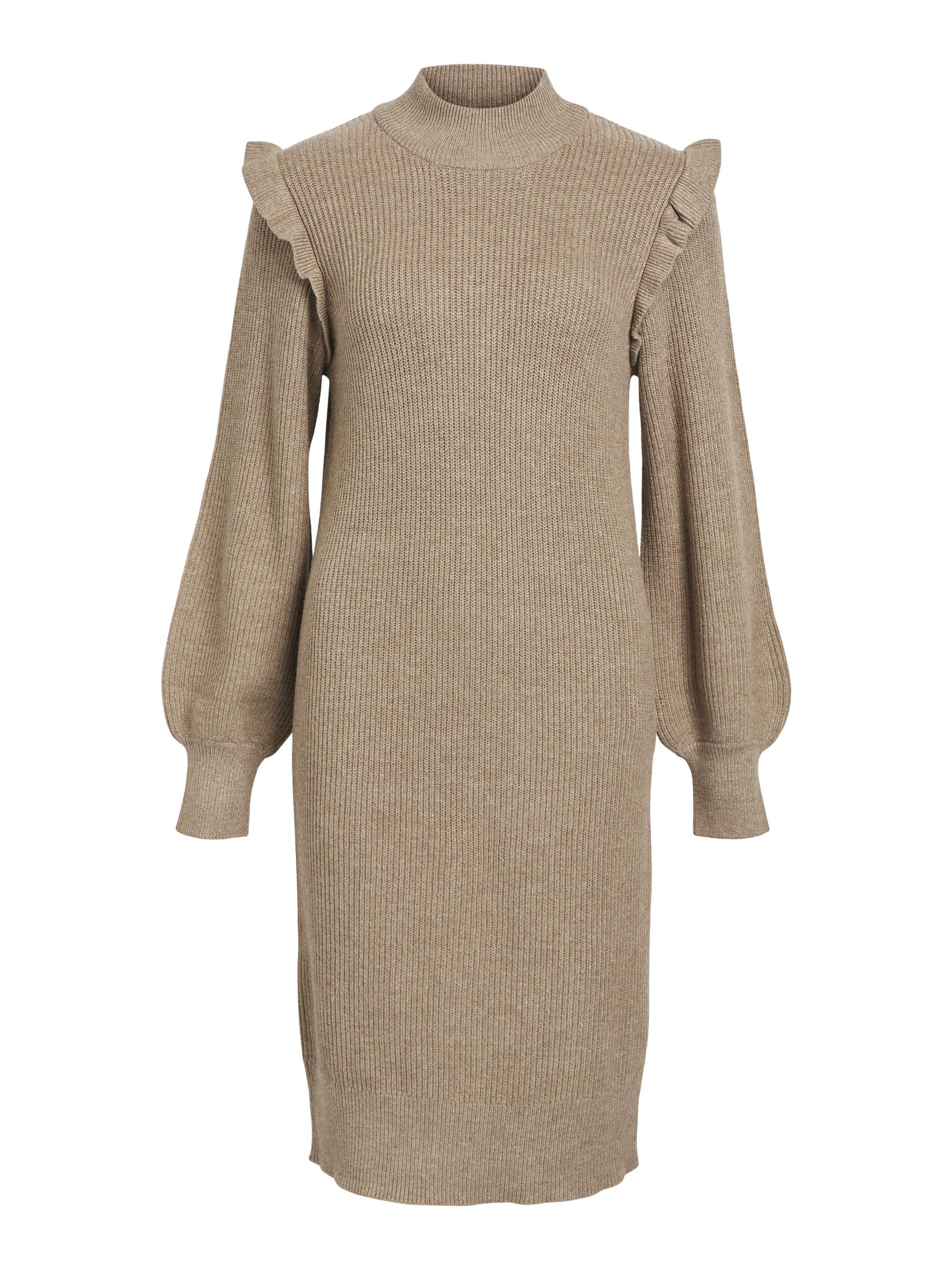 Object jurk store bruin
