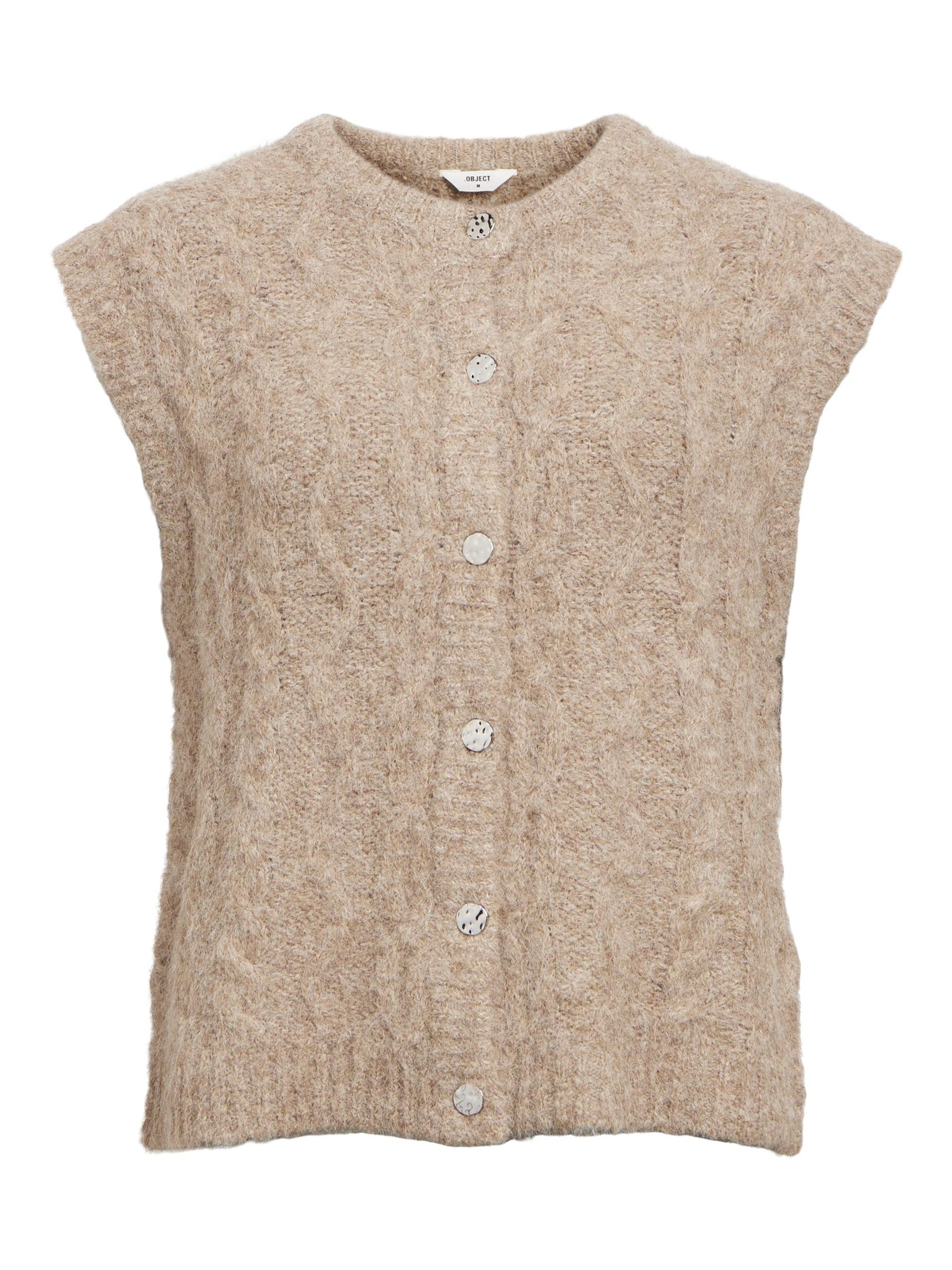 KNITTED VEST | Grey | .OBJECT CI Ireland