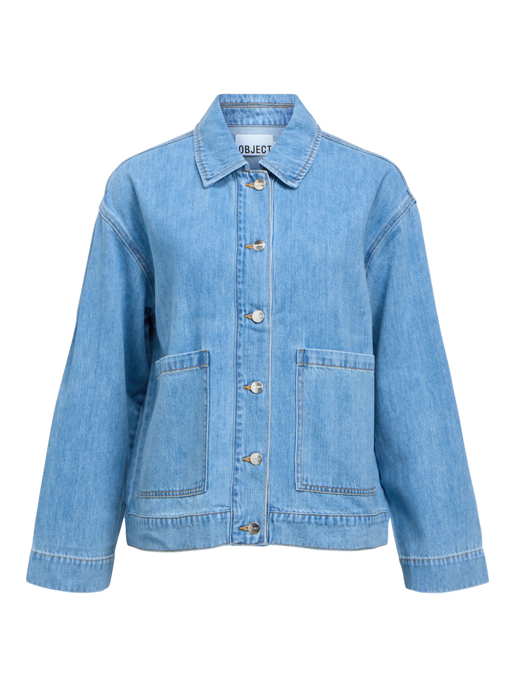 BOXY DENIM JACKET | Blue | .OBJECT CI Denmark